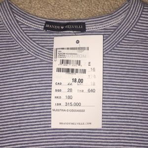 Brandy Melville Striped Tee